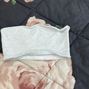 Tna Light Gray tube top